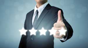 Net IT CRM Blog: Klanttevredenheid - afbeelding rating 5 sterren