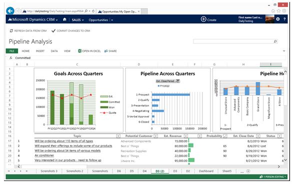 Microsoft Dynamics CRM 2016_Excel-sjabloon