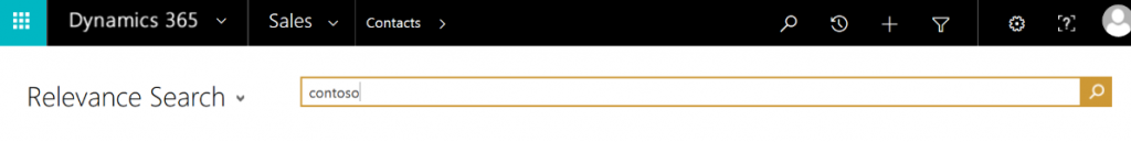 Net IT CRM Blog: screenshot Relevance Search Microsoft Dynamics 365