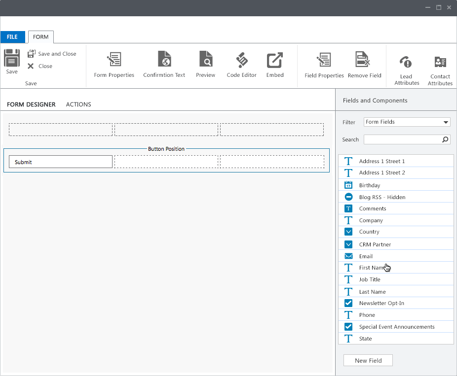 web forms