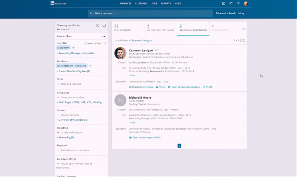 Net IT CRM blog: Microsoft en LinkedIn - screenshot Dynamics 365 for Talent