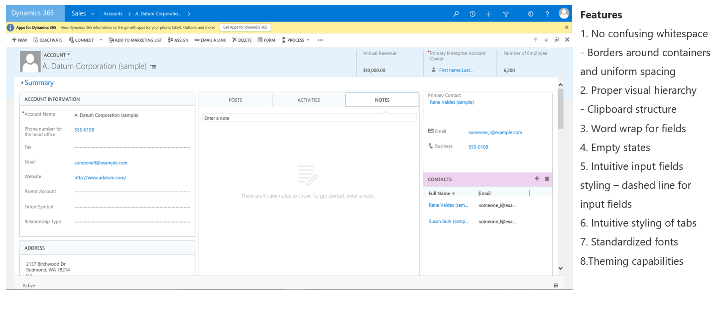 Net IT CRM blog - Dynamics 365 next release 2017: verbeterde web interface