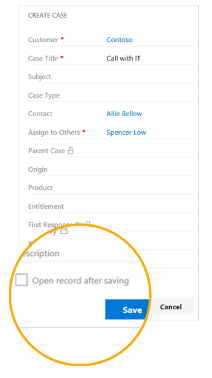 Net IT CRM blog: case creëren in Dynamics 365 - stap 4