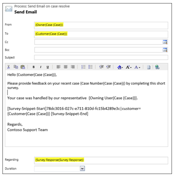 Net IT CRM Blog: lkantfeedback verzamelen send email-screenshot