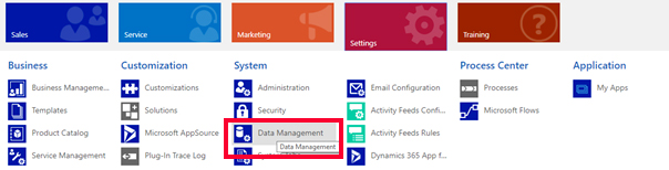 Net IT CRM Blog: Duplicatendetectie van Dynamics 365 - Bestaande regel inschakelen - stap 2 screenshot Data Management