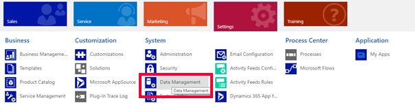 Net IT CRM Blog: Duplicatendetectie van Dynamics 365 - Nieuwe regel inschakelen - stap 2 screenshot Data Management