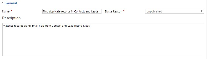 Net IT CRM Blog: Duplicatendetectie van Dynamics 365 - Nieuwe regel inschakelen - stap 4 screenshot Give Name And Description