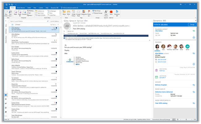 Net IT CRM Blog: Outlook category tracked to dynamics 365-screenshot