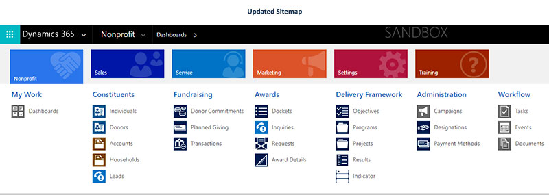 Net IT CRM Blog: Microsoft nieuws - screenshot nonprofit accelator