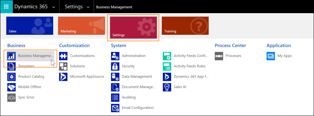 Afbeelding voor blogartikel: Social selling via LinkedIn & Dynamics 365 - Screenshot Sales Navigator inschakelen in Dynamics 365