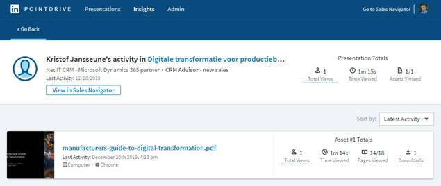 Afbeelding voor blogartikel: Social Selling via LinkedIn PointDrive