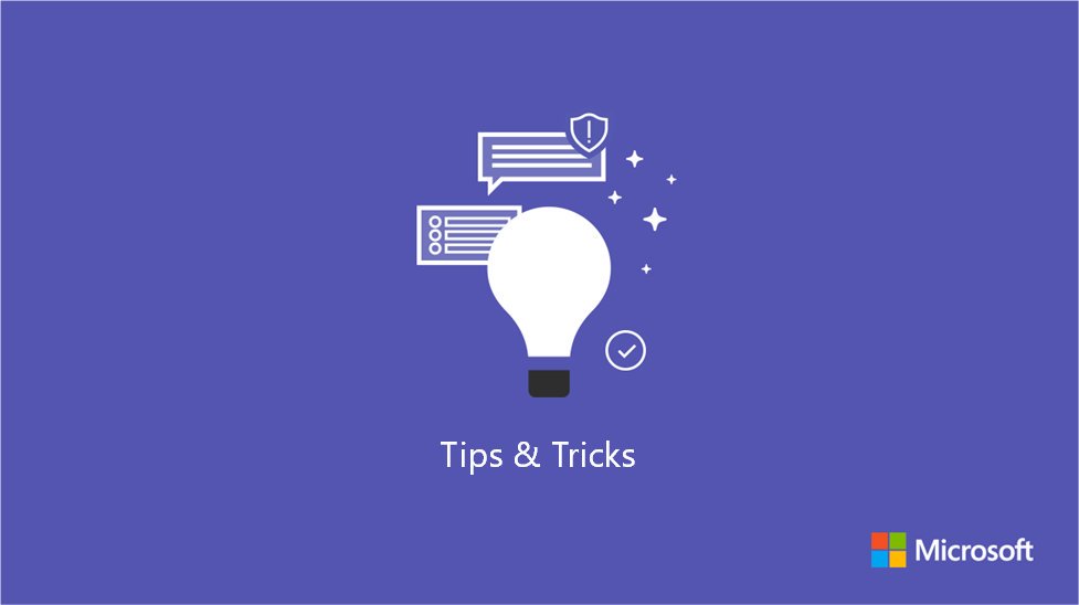 Microsoft Teams Tips en Tricks